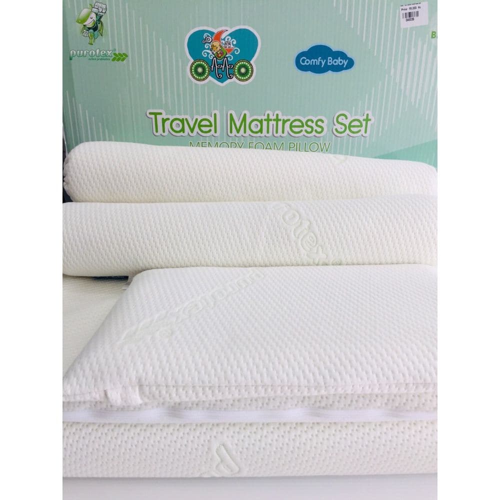 comfy baby travel mattress set