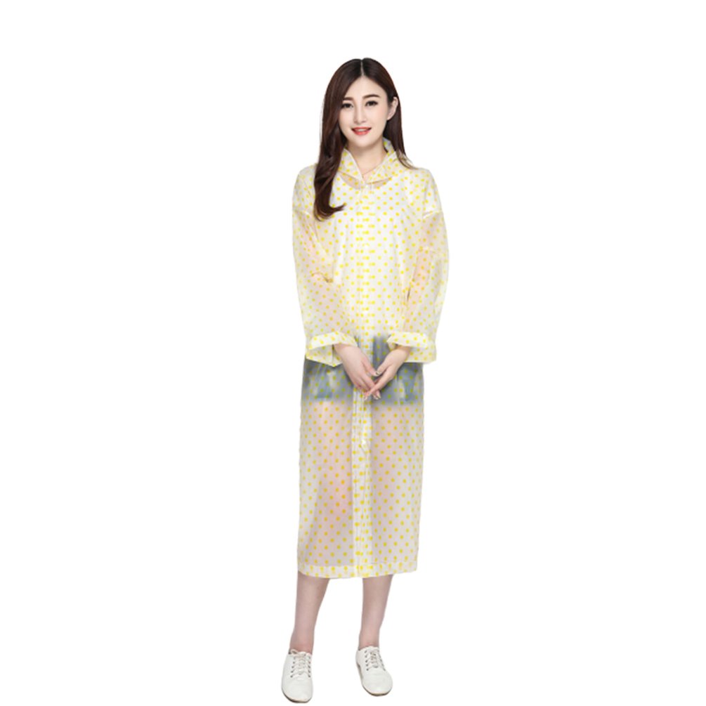 polka dot raincoat