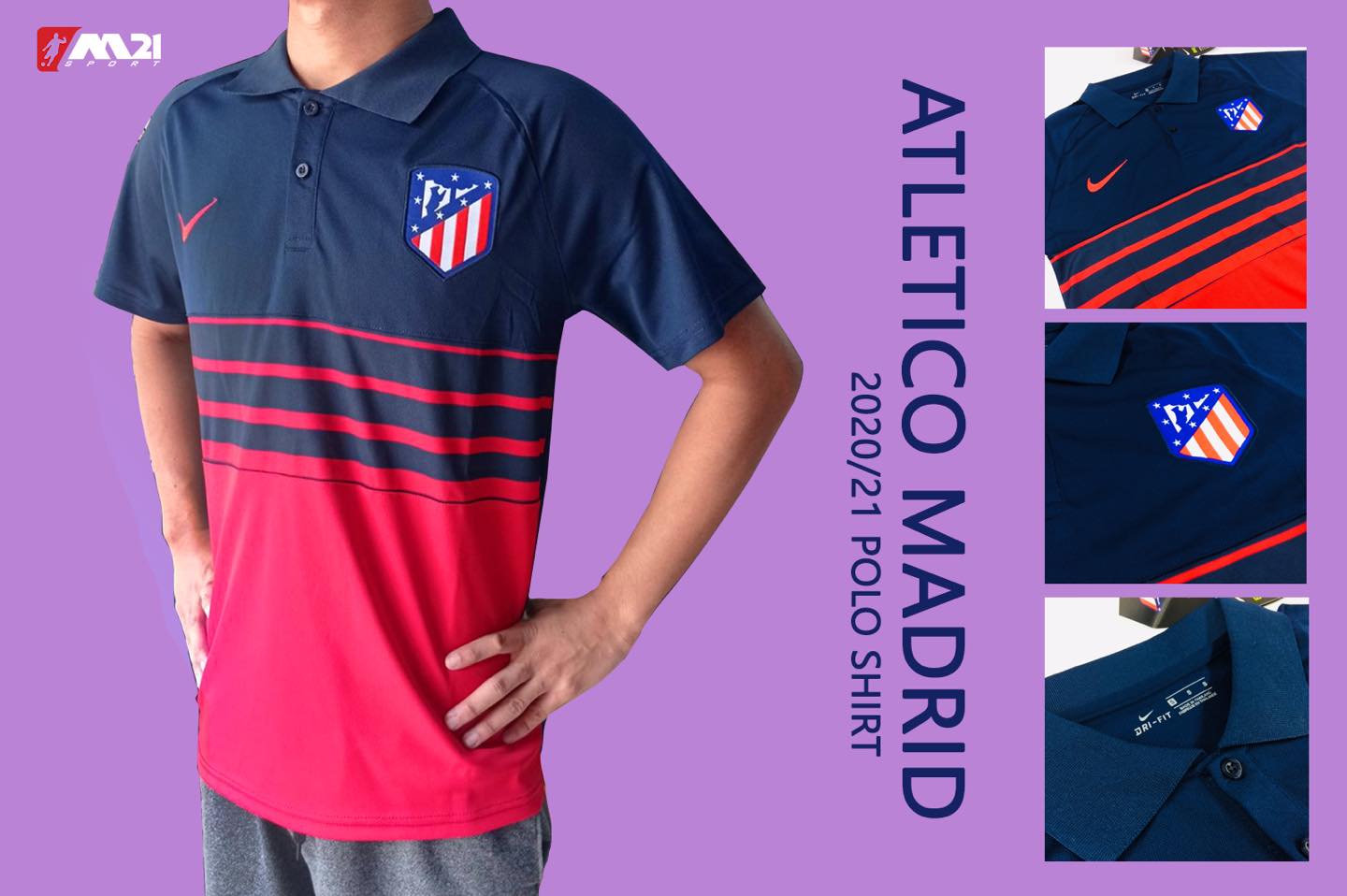 atletico madrid polo shirt