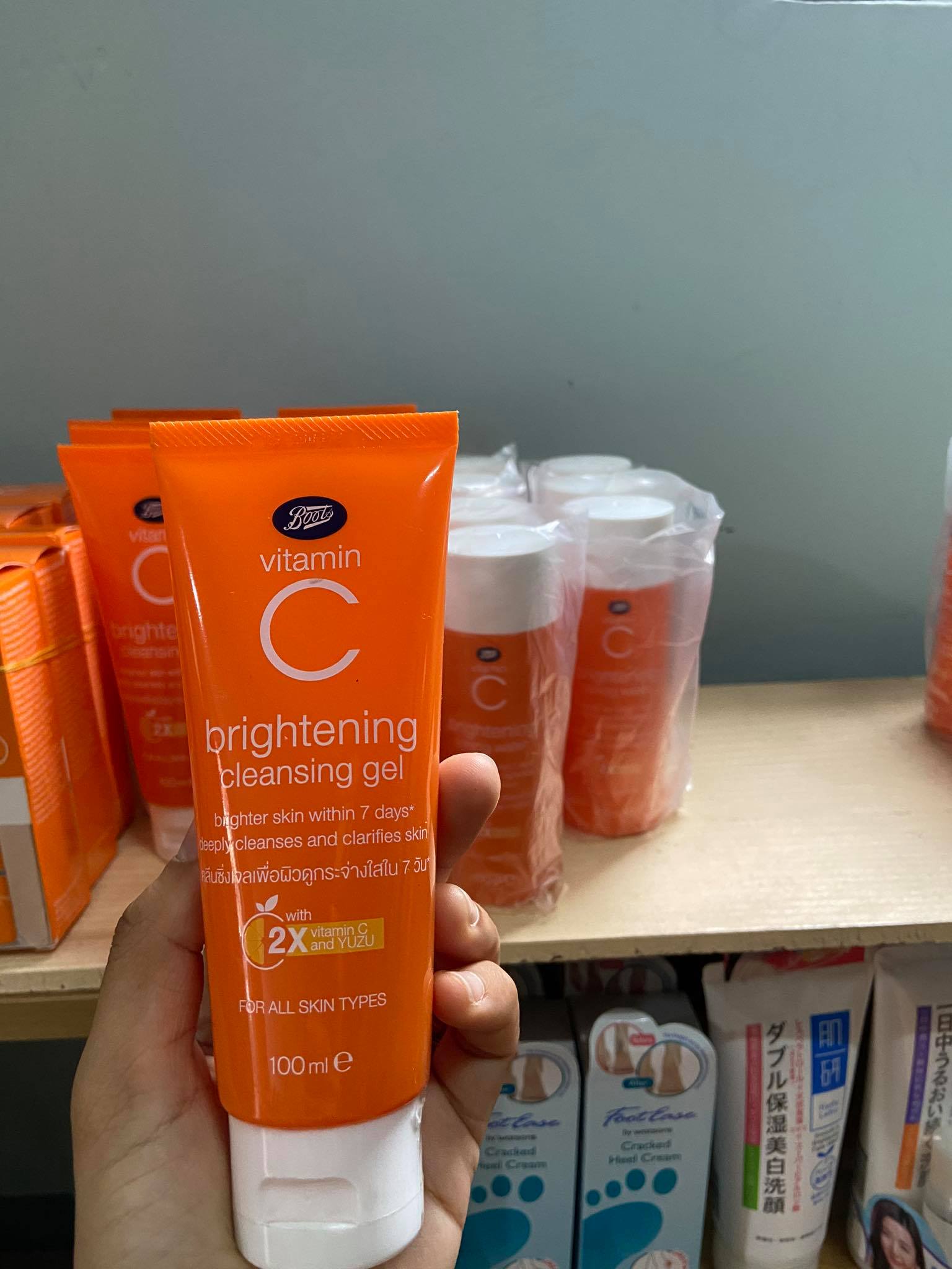 boots vitamin c cleansing gel