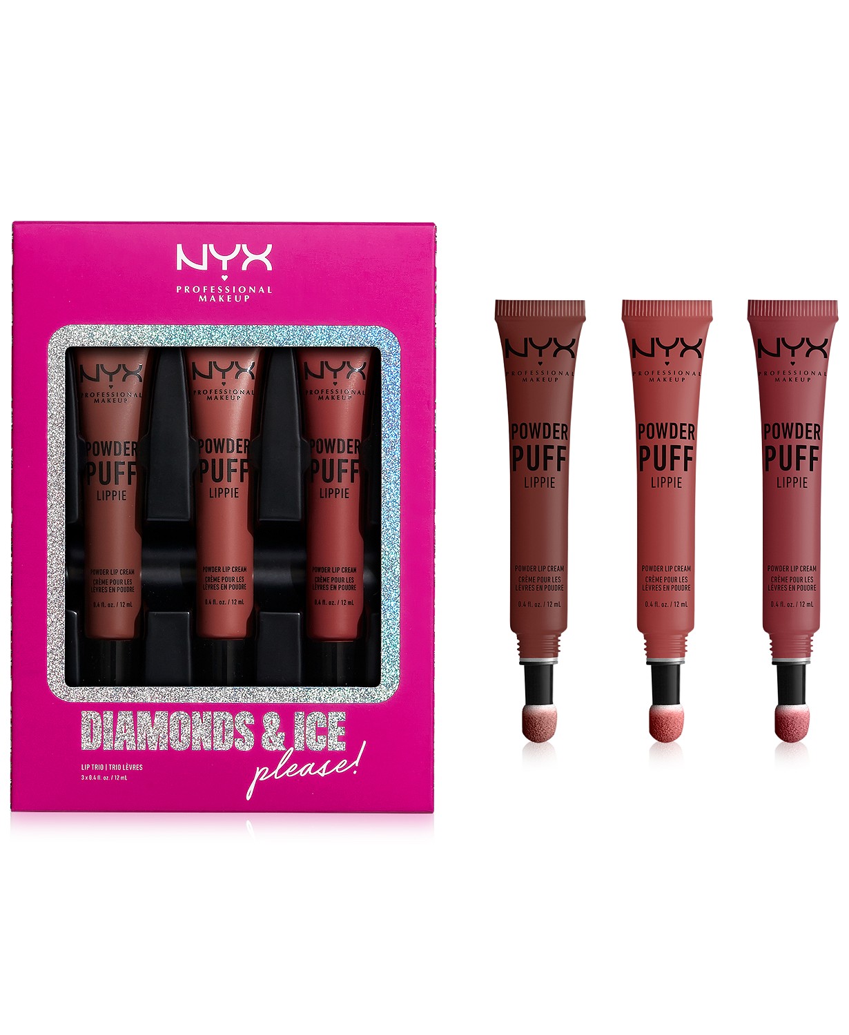 nyx diamonds and ice powder puff