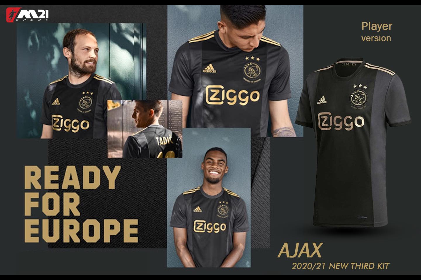 Ajax Third Kit 2020 21 Player Version Buy Online At Best Prices In Myanmar Shop Com Mm