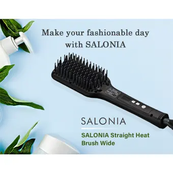 salonia straight heat brush