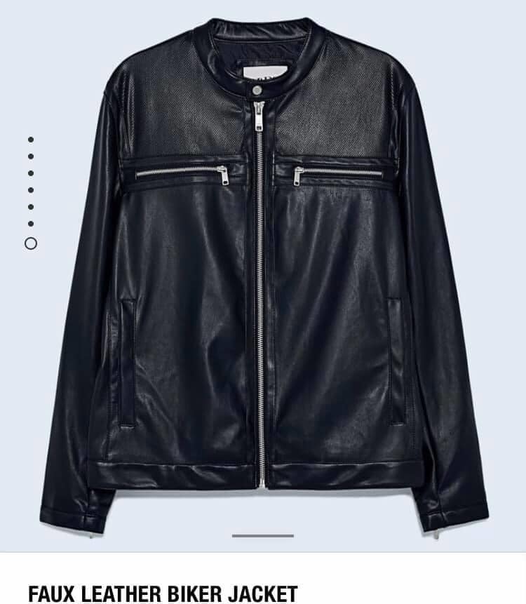 leather jacket zara man price