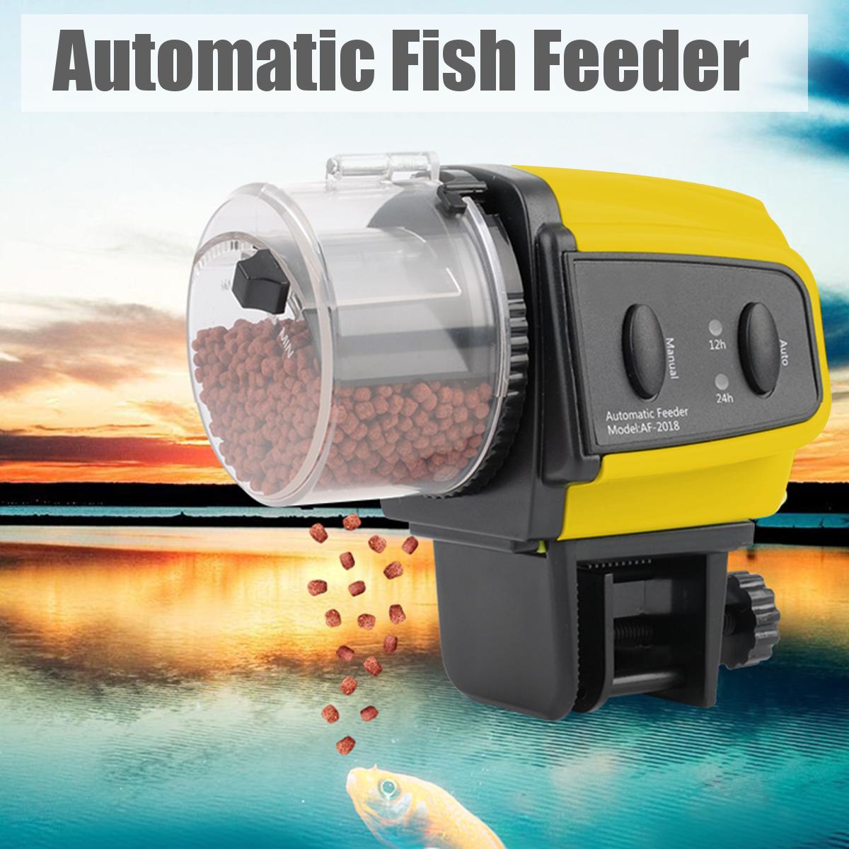 Adjustable Aquarium Automatic Auto Tank Pond Fish Mate Food Feeder