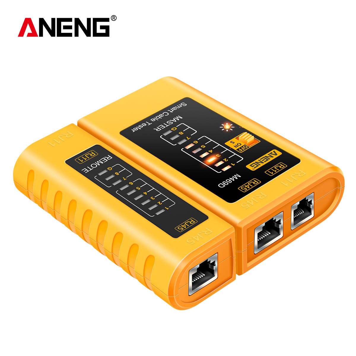 ANENG M469D Cable Lan Tester Network Cable Tester RJ45 RJ11 RJ12 CAT5 ...