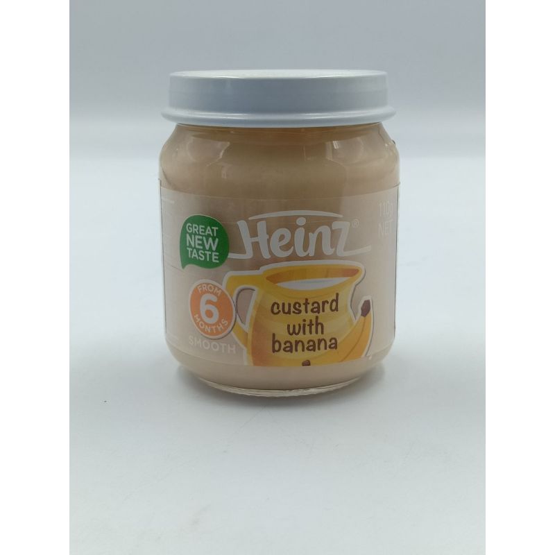 heinz custard with banana