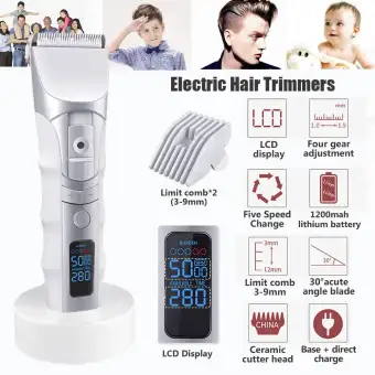 Cord Cordless Hair Clippers Electric Hair Trimmers For Men Kids