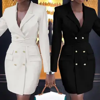Women Plus Size Blazer Tops Long Sleeve Pockets Jacket Las Women Plus Size Blazer Tops Long Sleeve