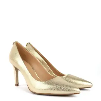 michael kors dorothy flex pump gold