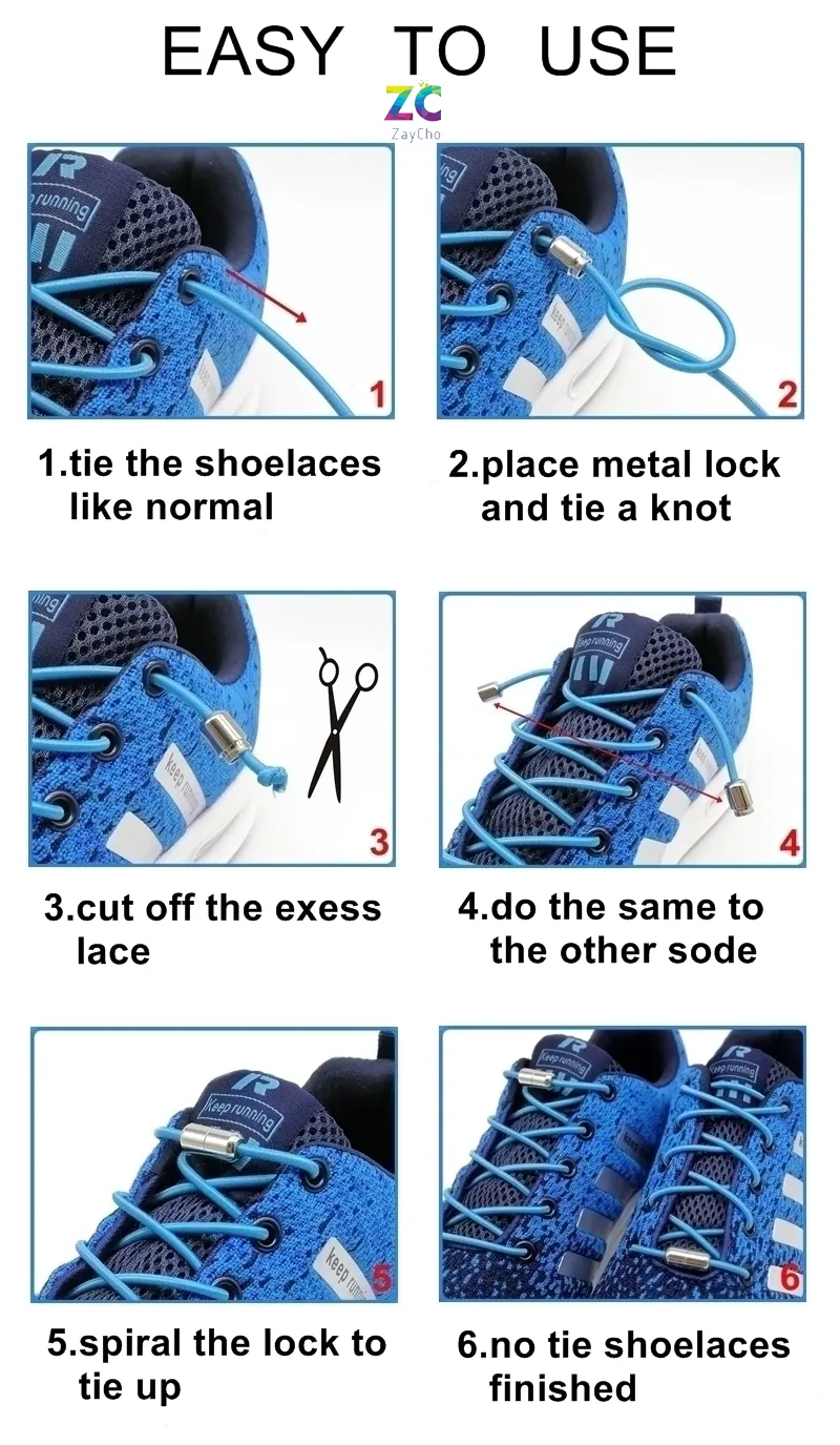 Running Shoes How To Keep Shoes Tied No Tie Shoelaces Elastic