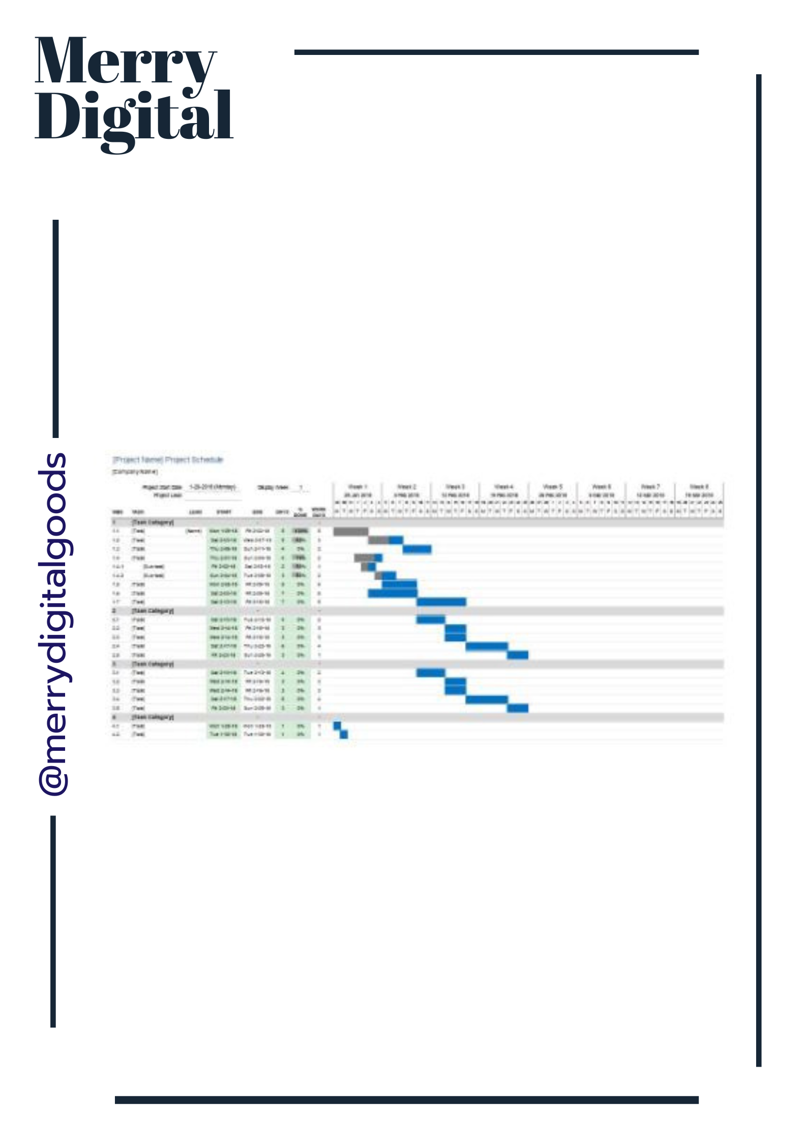 Gantt Chart Excel Template / Contoh Template Excel Gantt Chart | Shop