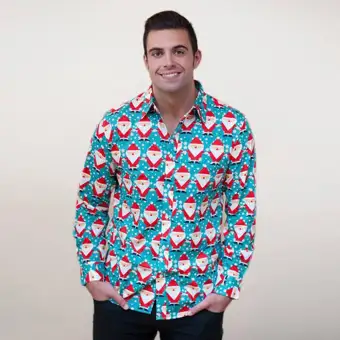 christmas formal shirt