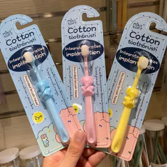 mini soft cotton toothbrush