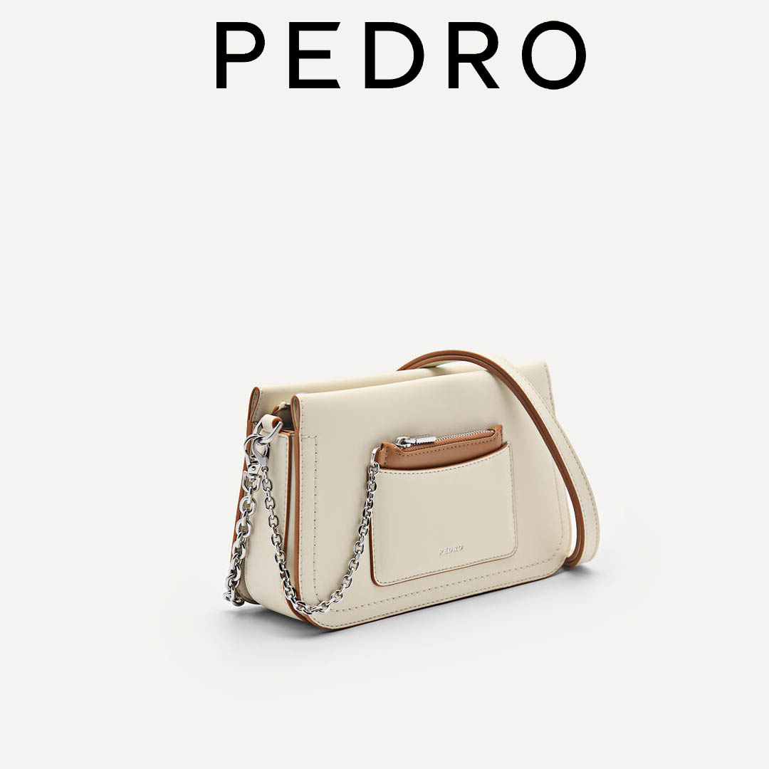 PEDRO☆国内未発売 Serif Shoulder Bag Black Serif Shoulder Bag - PEDRO US
