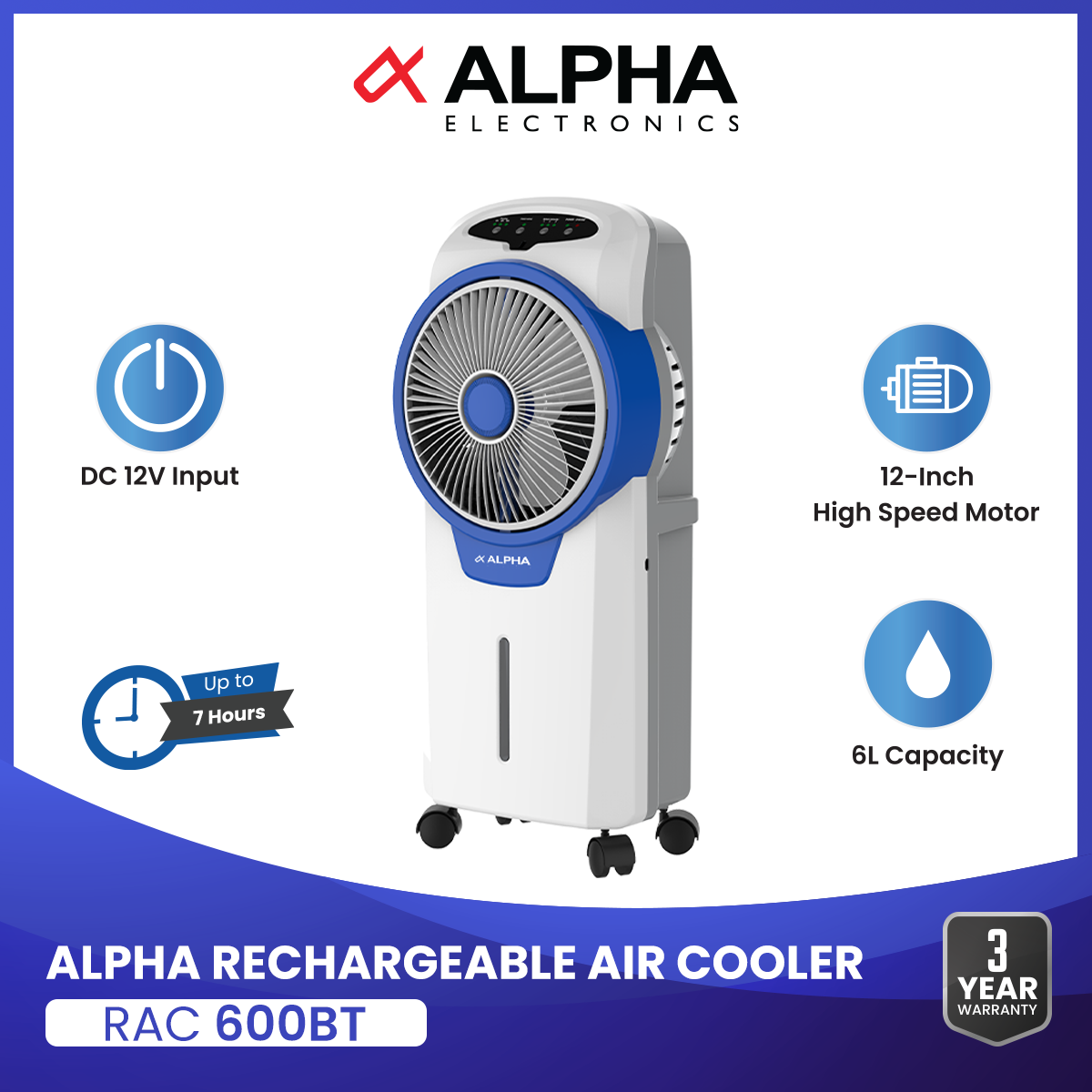 Alpha fan sale air cooler