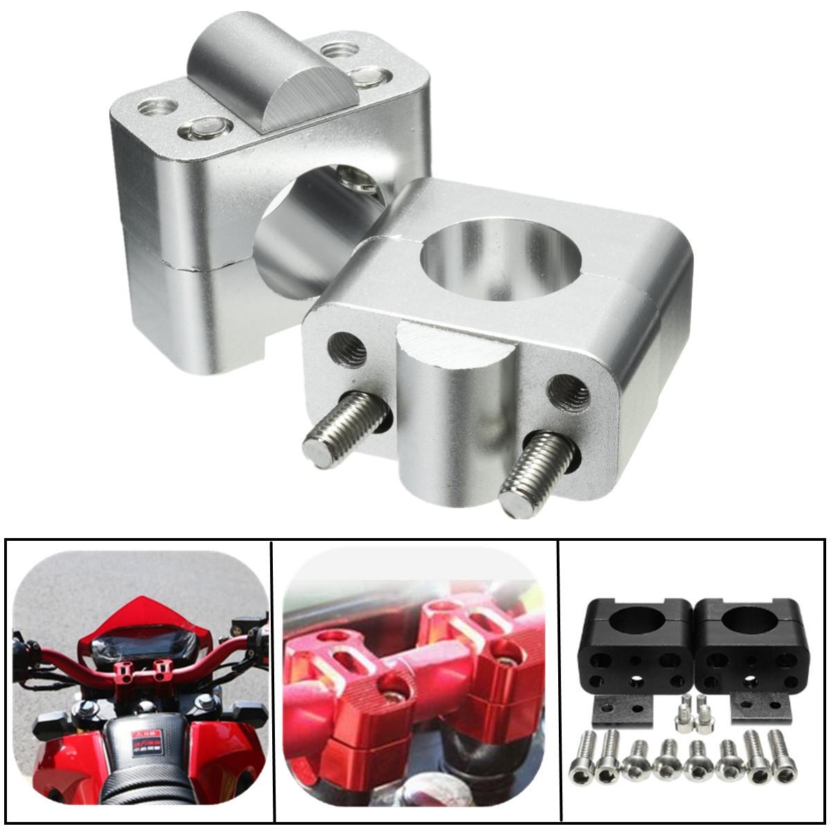 Handlebar Fat Bar Risers Mount Adaptor Exchange 7//8 to 1 1//8 ATV Dirt Bike