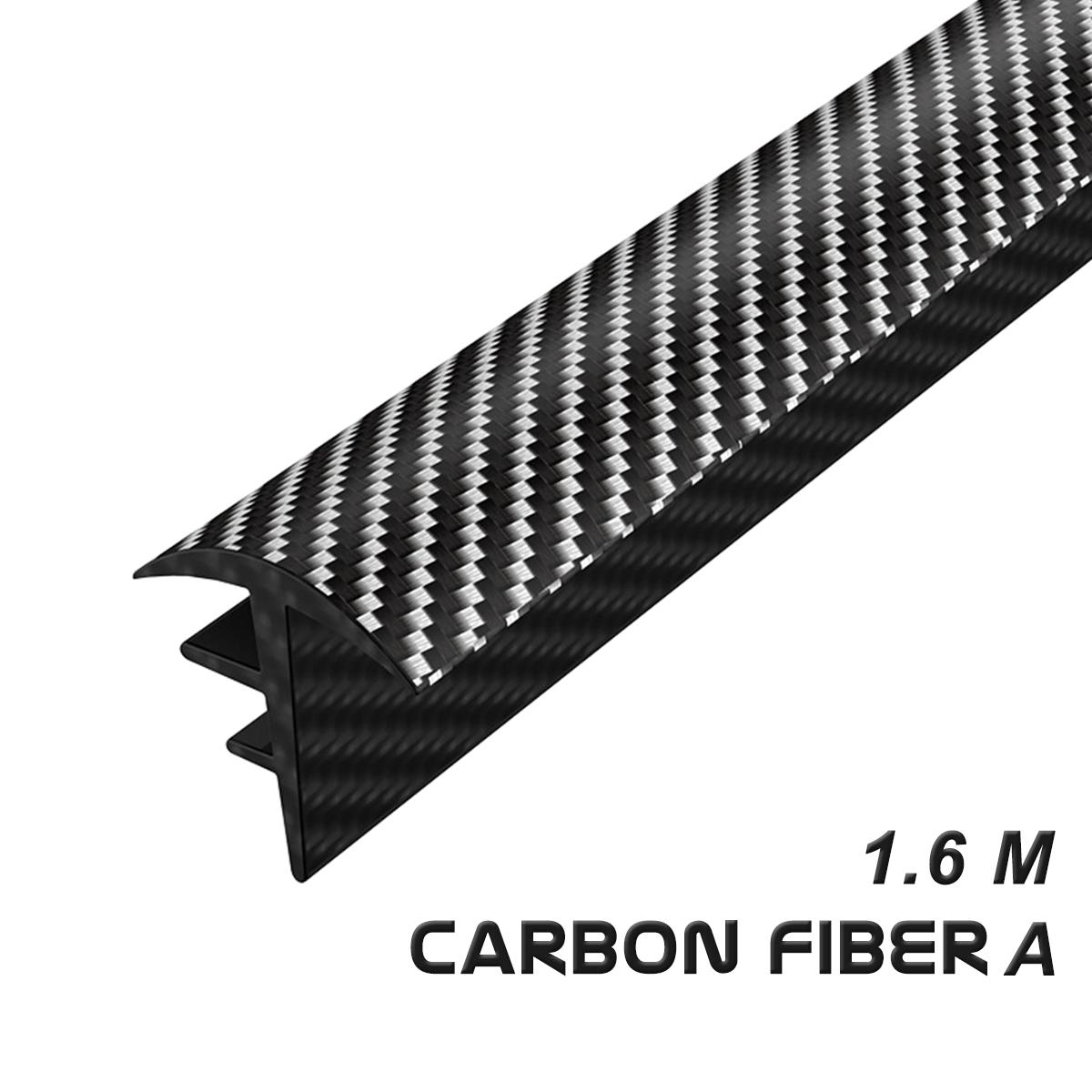 1.6M Carbon Fiber Rubber Car Dashboard Gap Filling Sealing Strip