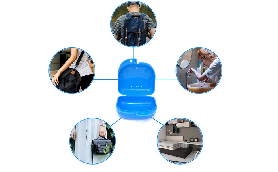 Retainer Cases, Large retainer case, retainer case with ventilation holes