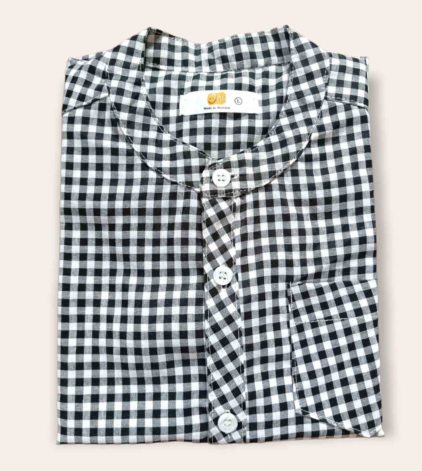 Black Lined Maisha Top main image 1