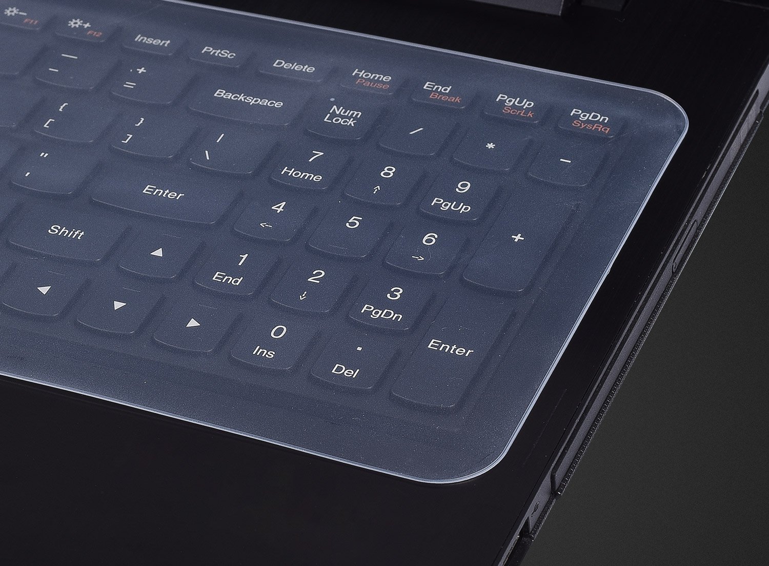 MEXRUMI Protection De Clavier En Silicone Universel Pour Ordinateur Portable 15-17 Pouces