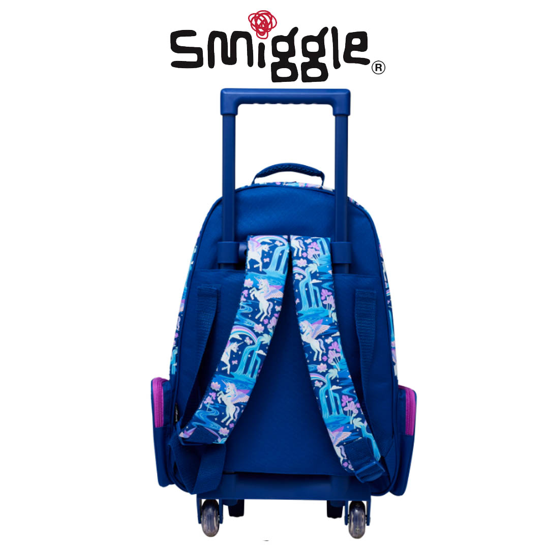 Smiggle] Singapore Preorder Away Trolley Backpack With Light Up