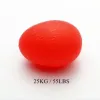 Hand Therapy Exercise Ball Transparent Oval Shape Egg Hand Grip Gel Ball (1-pc)