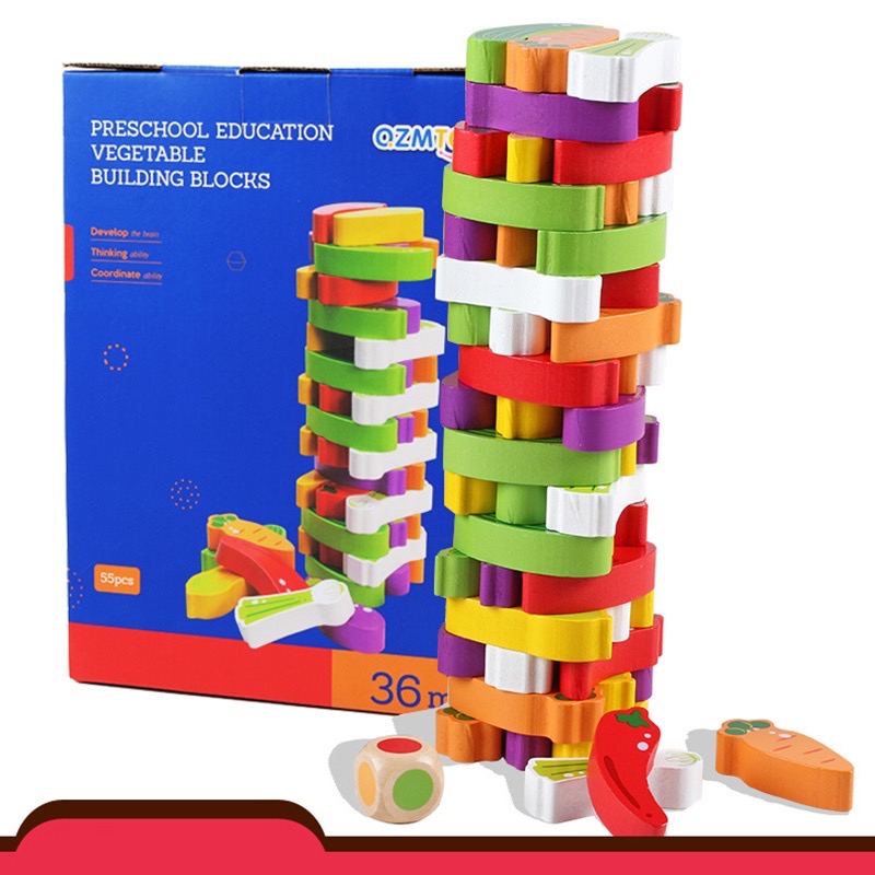 stacking veggie game