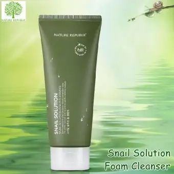 nature republic snail cleansing foam