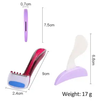 Pubic Hair Trimmer Kit 3 In 1 Bikini Shaving Set Shaping Template