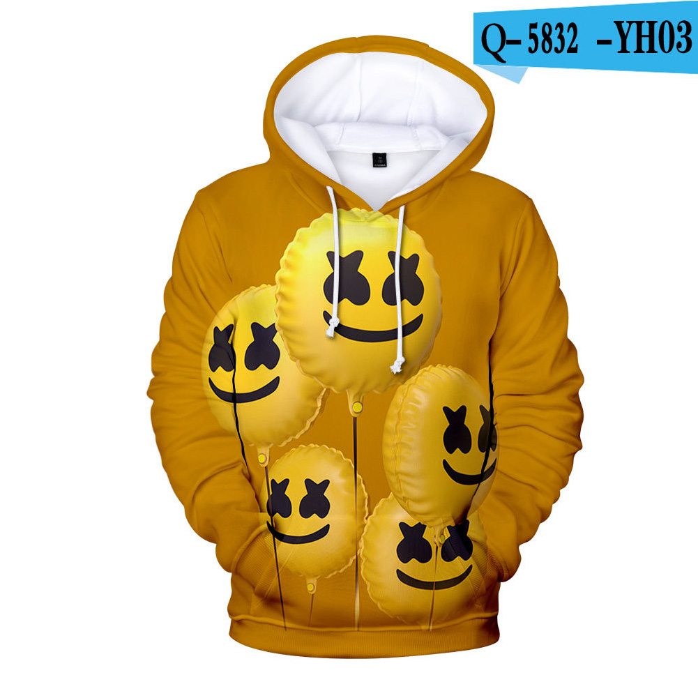 marshmello hoodie yellow