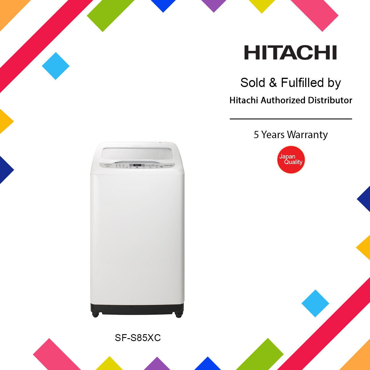 hitachi washing machine sf 80xb